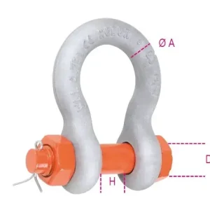 Olcsó 8031R-K anyás-sasszeges ívelt emelőkengyel nagyszilárdságú ötvözött acél tűzíhorganyzott - Beta - 080319116