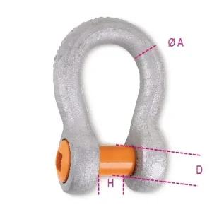 Pénzvisszafizetés 8032-K ívelt emelőkengyel, négyszögletes furatú csappal nagyszilárdságú ötvözött acél tűzíhorganyzott - Beta - 080329016
