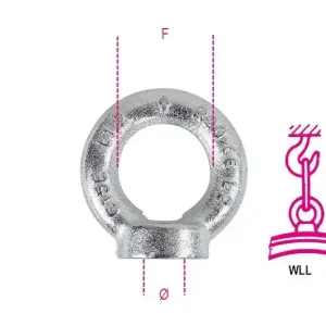 Olcsó 8042EZ-K Emelő gyűrűs anya, horganyzott - Beta - 080429610