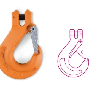 Népszerű 8060R emelőhorog kengyeles, lánchoz való típus, nagyszilárdságú ötvözött acél - Beta - 080600132