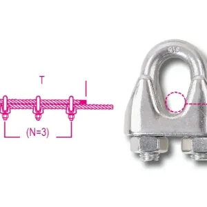 Népszerű 8216 13 Szorítókengyel AISI 316 - Beta - 082160213