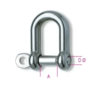 Újdonság 8225 16 Egyenes kengyelcsavar AISI 316 - Beta - 082250216