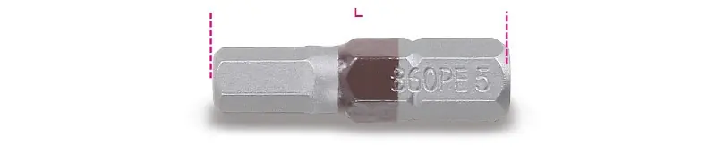 Olcsó 860PE 8 Színes hatlapú csavarhúzóbetét - Beta - 008600108