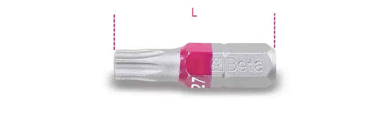 Népszerű 860RTx 40 Színes csavarhúzóbetét Tamper Resistant Torx®-csavarokhoz - Beta - 008600585