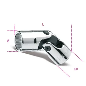 Újdonság 910B/SN 18 Tizenkétszögű csuklós Dugókulcs - Beta - 009100238
