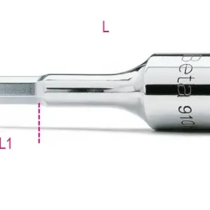 Népszerű 910ME 10 3/8"-os imbusz-Dugókulcs, krómozott - Beta - 009100510