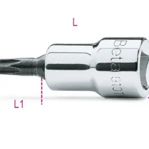 Vedd meg most 910TX 27 3/8"-os Torx® imbusz-Dugókulcs, krómozott, fekete hegy - Beta - 009100522