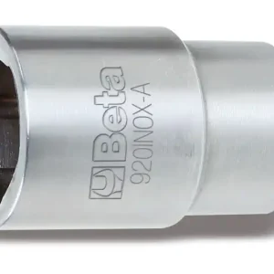 Utolsó esély 920INOX-A Szögletes csatlakozású, 1/2"-es negatív tájoló kulcs, hatlapú bemenettel, rozsdamentes acélból - Beta - 009203011