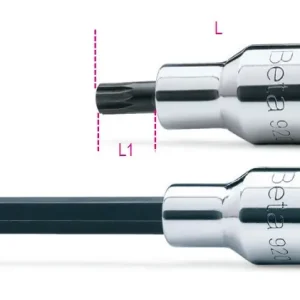 Utolsó esély 920XZN 9L 1/2"-os XZN®-profilú imbusz-Dugókulcs, krómozott, barnított fej - Beta - 009200583