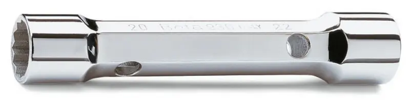 Újdonság 930 Erősített tizenkétszögű csőkulcs, krómozott 24x26 - Beta - 009300044